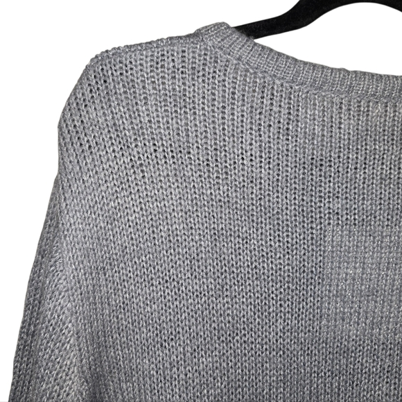 NIA Ariana Wool Blend Cardigan Gray NWT Plus Size Approximate Size 18 - Picture 9 of 13